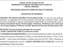 Processo Seletivo Simplificado