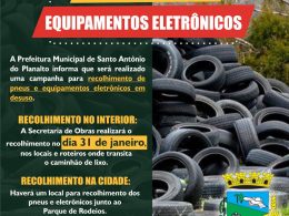 COLETA DE PNEUS E EQUIPAMENTOS ELETRÔNICOS