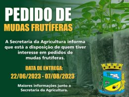 Pedido de Mudas Frutíferas