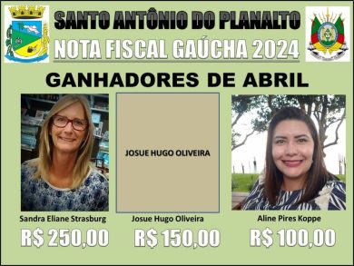 NFG Ganhadores de Abril