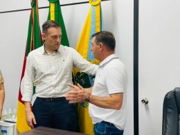 Visita do Deputado Estadual Guilherme Pazin