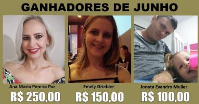 NFG ganhadores de junho