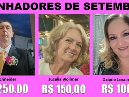 NFG ganhadores de Setembro