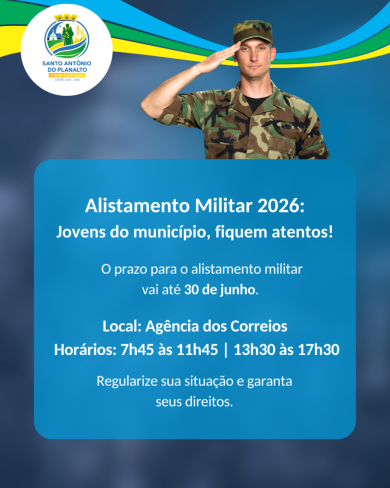Alistamento Militar está com inscrições abertas: Fique atento ao prazo!