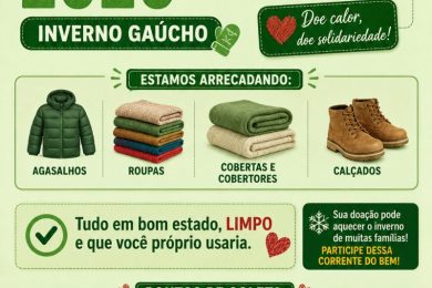 Campanha do Agasalho 2026 mobiliza comunidade em Santo Antônio do Planalto