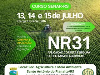 Capacitação fortalece o setor agrícola em Santo Antônio do Planalto