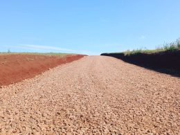 Obras avançam no interior com melhoria da estrada de Santo Antônio do Herval e Nossa Senhora do Carmo
