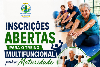 Mais movimento, mais saúde e mais qualidade de vida em Santo Antônio do Planalto