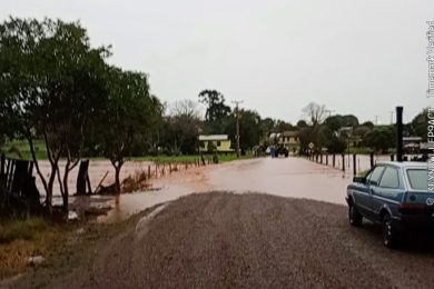 Chuvas causam alagamentos e exigem atenção em Santo Antônio do Planalto
