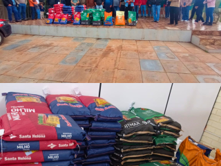 Agricultores de Santo Antônio do Planalto recebem sementes do Programa Milho 100%