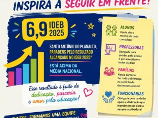 EMEF São Paulo comemora resultado no IDEB 2025