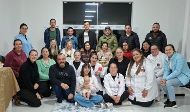 Grupo de Gestantes recebe estudantes de Enfermagem e agentes de saúde em Santo Antônio do Planalto