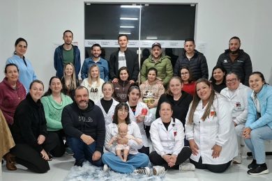 Grupo de Gestantes recebe estudantes de Enfermagem e agentes de saúde em Santo Antônio do Planalto