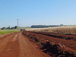 Melhorias qualificam estrada na localidade de Rodeio Bonito