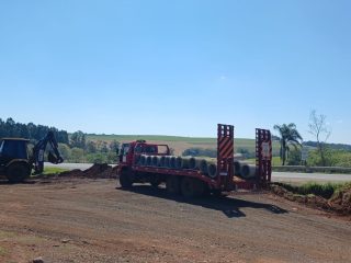 Santo Antônio do Planalto inicia renovação de tubulação no acesso ao Distrito Industrial