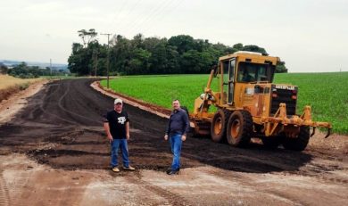 Santo Antônio do Planalto conclui primeira etapa e já planeja nova aplicação de material fresado