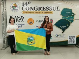 Conselheiras tutelares de Santo Antônio do Planalto participam do 14º Congressul em Santa Rosa