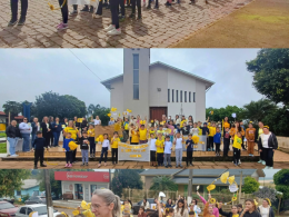 EMEF São Paulo encerra Setembro Amarelo com caminhada pela valorização da vida