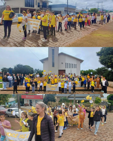 EMEF São Paulo encerra Setembro Amarelo com caminhada pela valorização da vida