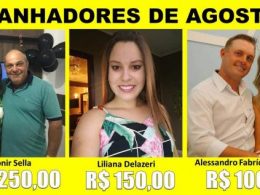 NFG GANHADORES DE AGOSTO DE 2022