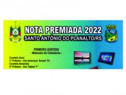 Primeiro sorteio Nota Premiada 2022