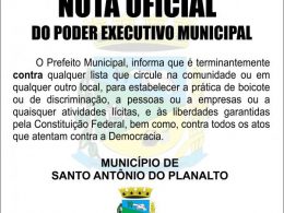 Nota Oficial