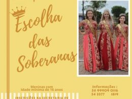 Escolha das Soberanas do município