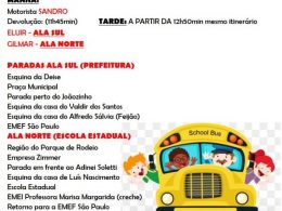 Aviso Transporte Escolar